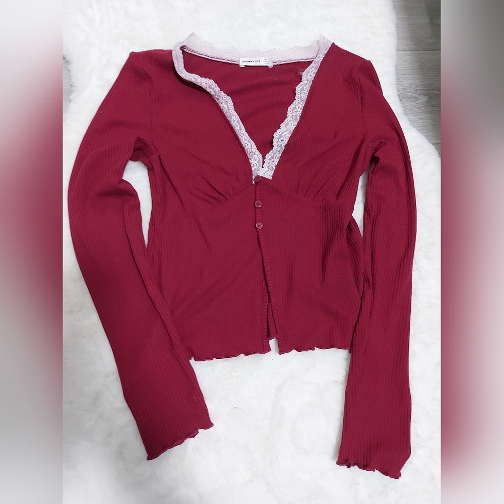 society 212 y2k cardigan + tank set
